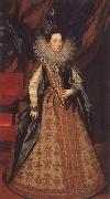 POURBUS, Frans the Younger Margarita of Savoy,Duchess of Mantua Spain oil painting artist